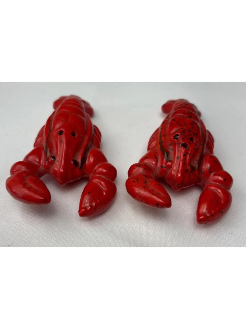 Red Lobster Salt & Pepper Shakers Ceramic Japan Decorative Vintage